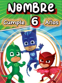 Pj Masks invitación 