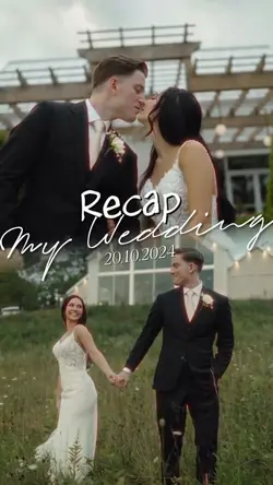Wedding recap vlog