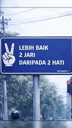 lebih baik 2 jari