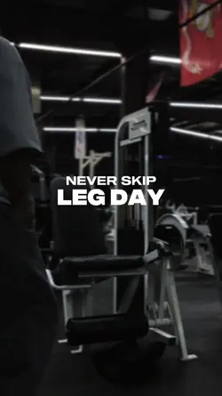 never skip leg