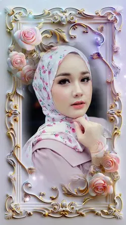 Bingkai foto cantik 