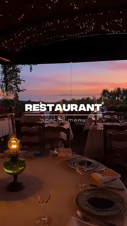 menu / restaurant