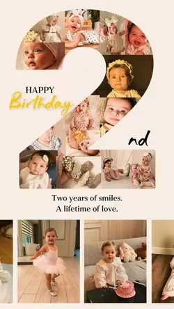 Happy 2nd birthday 
