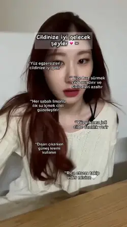 cildinize iyi 
