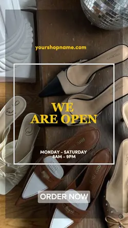 we are open