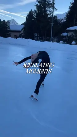 Ice skating moments