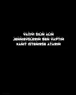 yazıyı silin <3