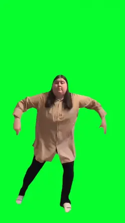 funny dancing girl