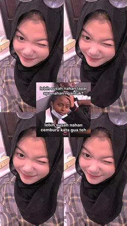 susah nahan cemburu 
