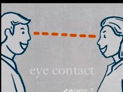 eye contact?