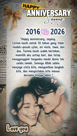 Happy anniversary