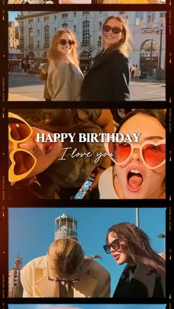birthday filmscroll