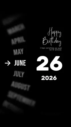Hbd 26 June 2026 