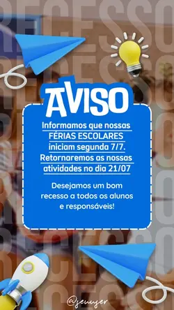 Férias  de julho 