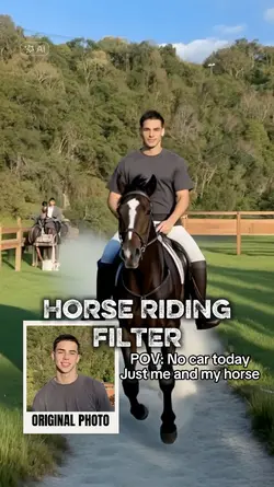 Horse riding 