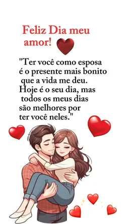 Feliz Dia da esposa 