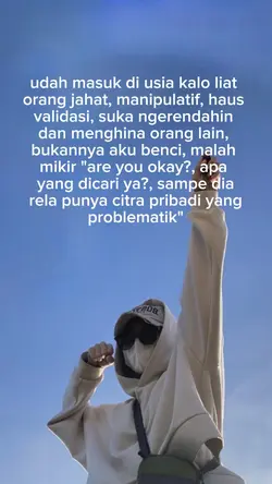 Udah masuk diusia 