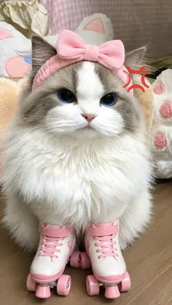 kucing sepatu roda