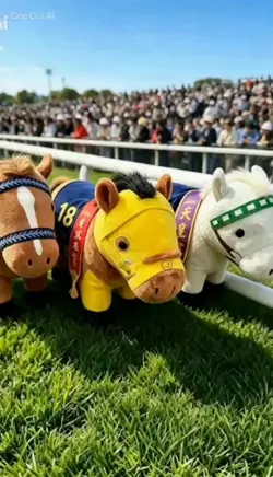馬のぬいぐるみ劇場