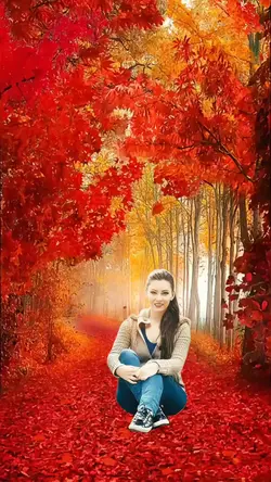 Daun Merah Gugur