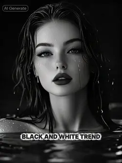 Black and white tren