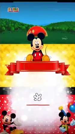 CONVITE MICKEY 