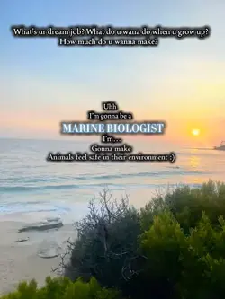 Marine biology! 
