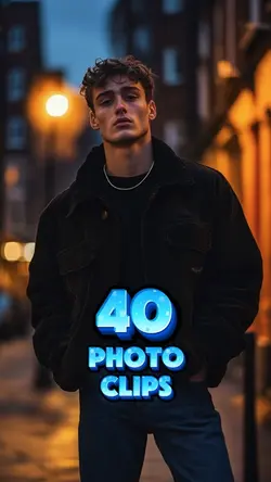 40 photo or clips