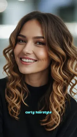 Curly hairstyle 