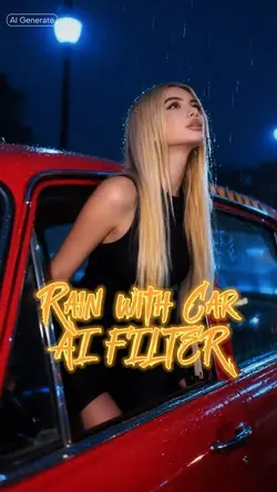 Rain with Car