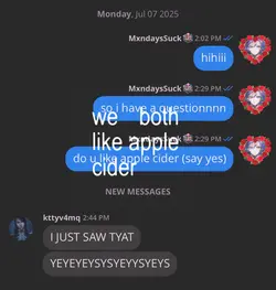 apple cider ! 