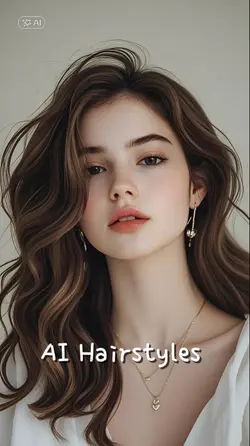 long wavy haircut ai