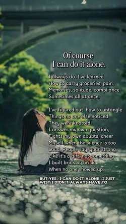 I can do it alone 