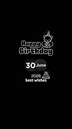 hbd 30 june 2026