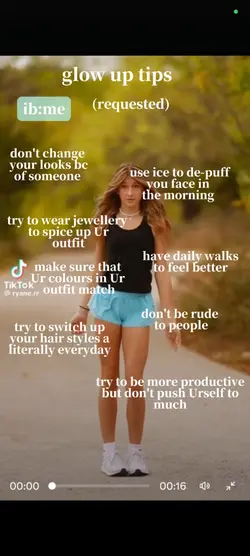 Glow up tips