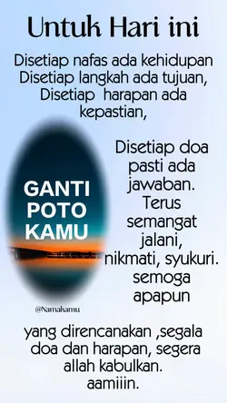 Untuk hari ini