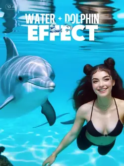 Water + dolphin