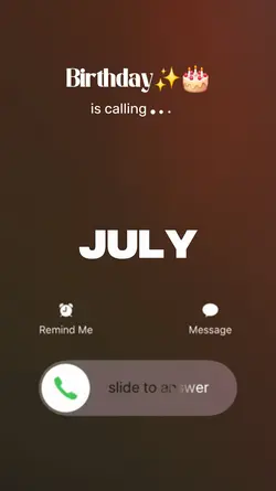 Birthday July Baby