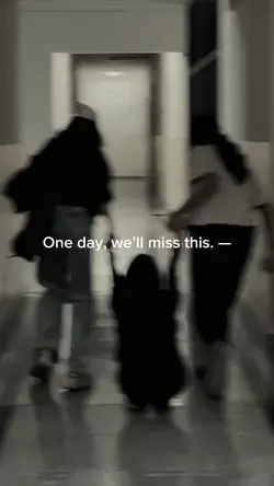 one day we'll miss