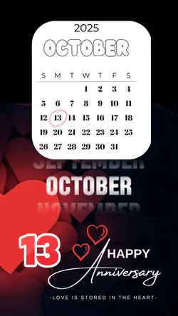 Anniversary 13 oct. 