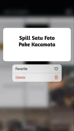 Spill pake kacamata