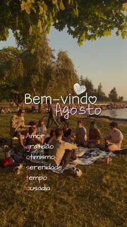 Bem-vindo Agosto 