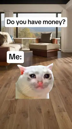 Crying for money