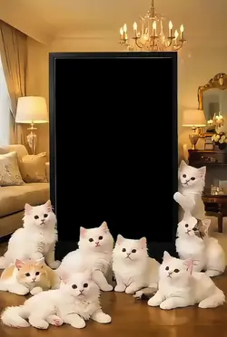 cat watching tv