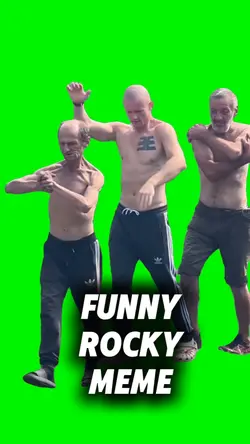 Crazy Rocky Meme