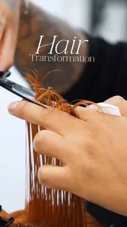 Hair salon cut