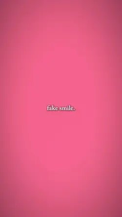 fake smile