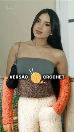 versão crochet