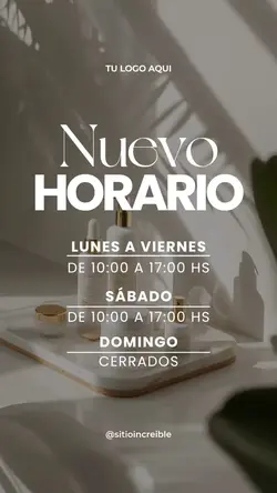 nuevo horario