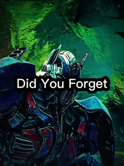 Did You Forget
